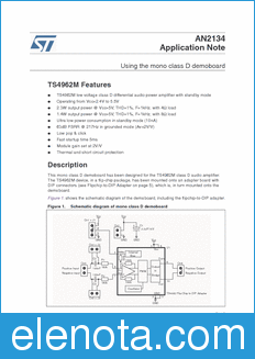 STMicroelectronics AN2134 datasheet