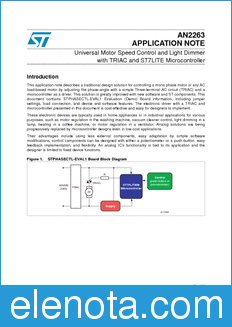 STMicroelectronics AN2263 datasheet