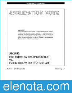 Philips AN2453 datasheet