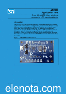 STMicroelectronics AN2810 datasheet