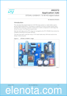 STMicroelectronics AN3372 datasheet