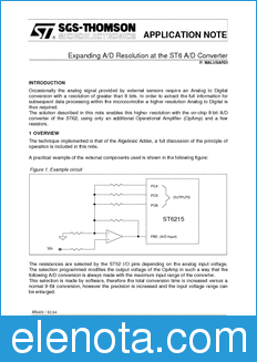 STMicroelectronics AN420 datasheet
