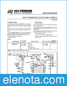 STMicroelectronics AN502 datasheet
