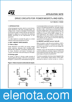 STMicroelectronics AN524 datasheet