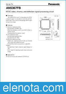 Panasonic AN5367FB datasheet
