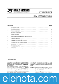 STMicroelectronics AN536 datasheet