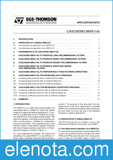 STMicroelectronics AN547 datasheet