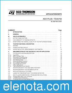 STMicroelectronics AN551 datasheet