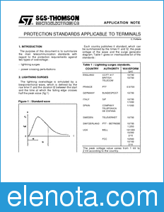 STMicroelectronics AN581 datasheet