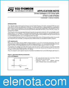 STMicroelectronics AN594 datasheet