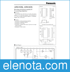 Panasonic AN6182K datasheet