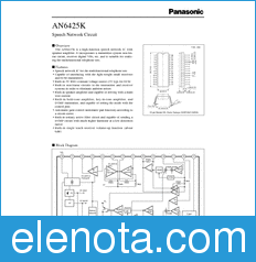 Panasonic AN6425K datasheet