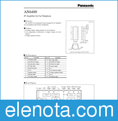 Panasonic AN6480 datasheet