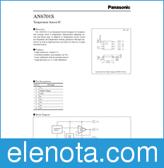 Panasonic AN6701S datasheet