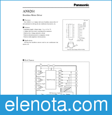 Panasonic AN8261 datasheet
