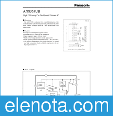 Panasonic AN8353UB datasheet