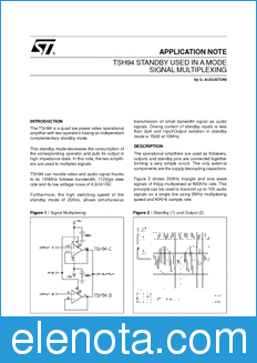 STMicroelectronics AN852 datasheet
