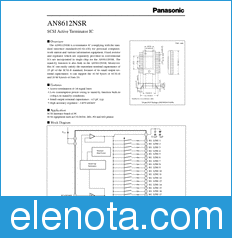 Panasonic AN8612NSR datasheet