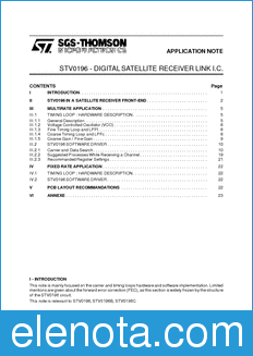 STMicroelectronics AN888 datasheet