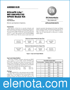 ON Semiconductor AND8010 datasheet