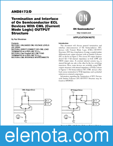 ON Semiconductor AND8173 datasheet