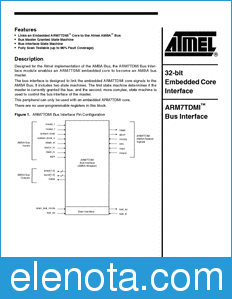Atmel ARM7TDMI datasheet