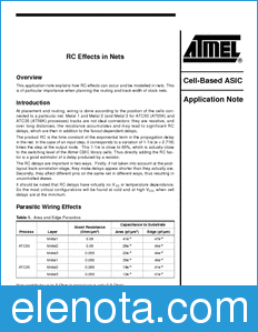 Atmel ASICs datasheet