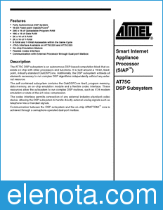 Atmel AT75C datasheet