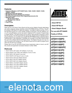 Atmel ATDH1160VPC datasheet