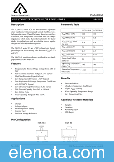 BCD Semiconductor AZ431-A datasheet