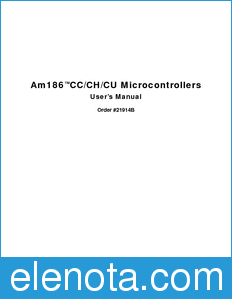 AMD Am186CC/CH/CU datasheet