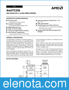 AMD Am27C256 datasheet