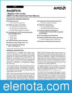 AMD Am28F010 datasheet