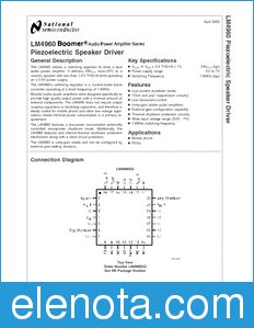 National Semiconductor Amplifier datasheet