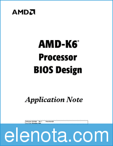 AMD Application Note datasheet