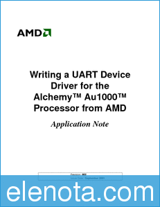 AMD Application Note datasheet