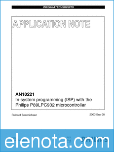 Philips Application Note datasheet