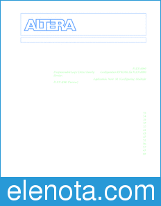 Altera Application note datasheet