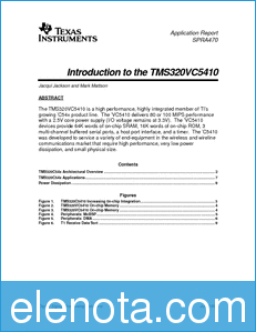 Texas Instruments Application note datasheet