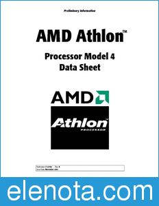 AMD Athlon datasheet