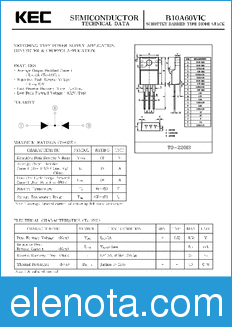 KEC B10A60VIC datasheet