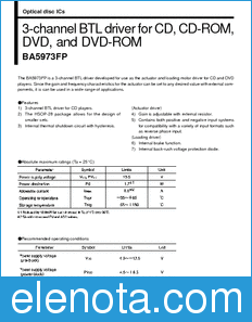 Rohm BA5973FP datasheet