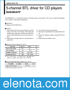 Rohm BA6395AFP datasheet