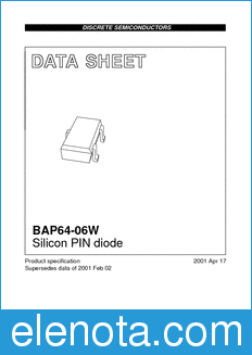 Philips BAP64-06W datasheet