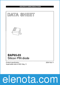 Philips BAP65-03 datasheet