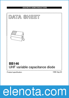 Philips BB146 datasheet