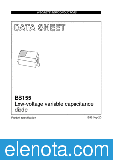 Philips BB155 datasheet