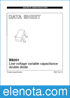 Philips BB201 datasheet