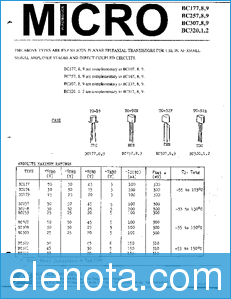 Micro Electronics BC320 datasheet