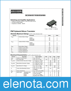 Fairchild BC859A datasheet